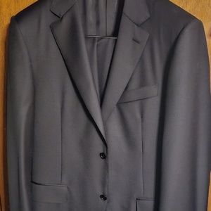 Men's Canali 2 PIECE SUIT 52R ~BLACK flexible on pricing!